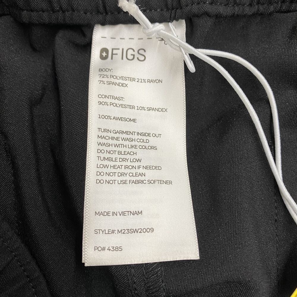 FIGS Men’s Medium Cairo Cargo Scrub Pants Black Double Duty Utility NWT Medical - Picture 4 of 14